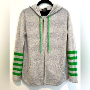 Pure Amici 100% Cashmere Zip Up Hoodie - Sz XS